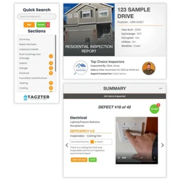 Tagzter Home Inspection Software