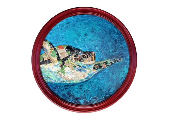 La Tortuga Rafaella : Plastico del Mar / Materiales 55∅