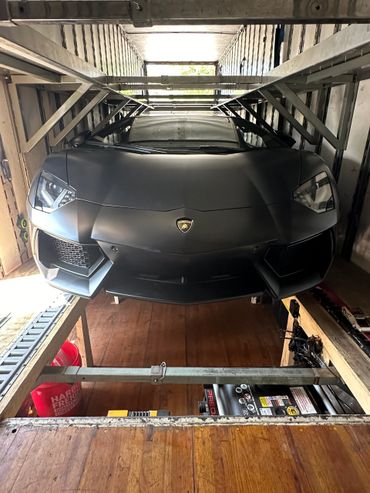 Lamborghini shipping enclosed. 
