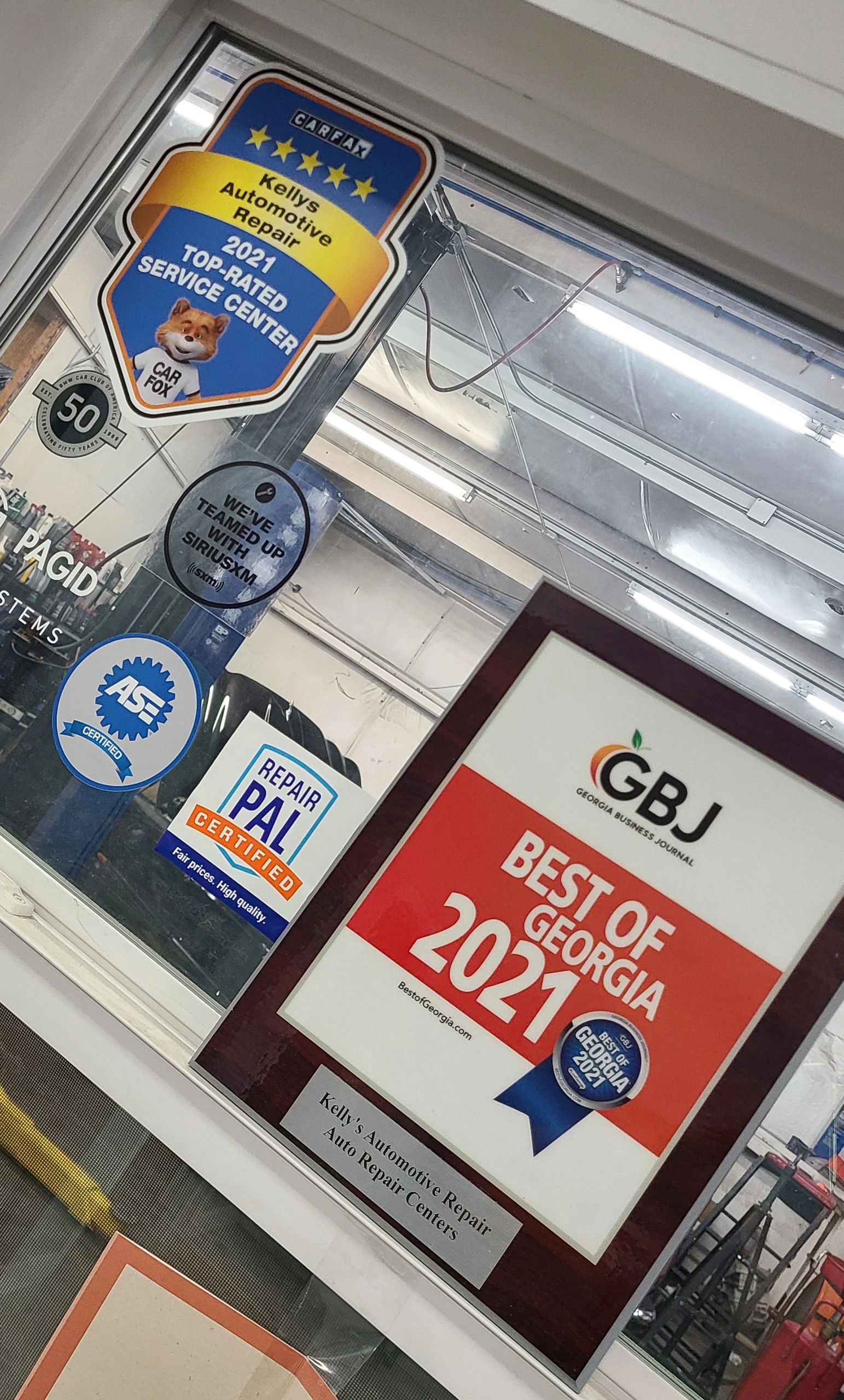 Carfax TopRated Service Center 2021