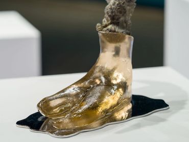 MEERA MARGARET SINGH 'Holding 4' Detail. 2023. 
