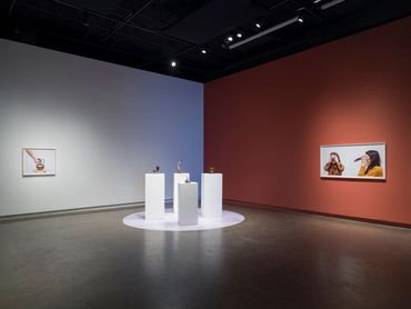 MEERA MARGARET SINGH 'What We Hold' 
Installation view at Gallery TPW 2020. 
Photo by Darren Rigo