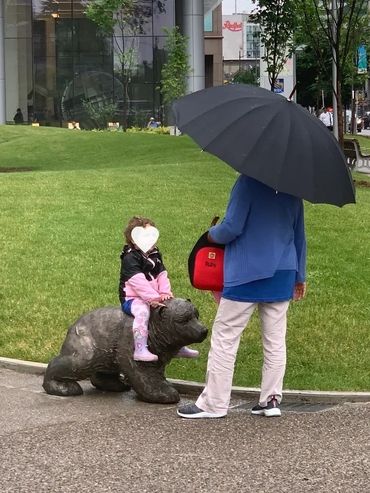 MARINA GUGLIELMI and TYLER BALKO. 'Juno, Polar Bear Cub' 
Love Park, Toronto, Ontario, Canada. 2023.