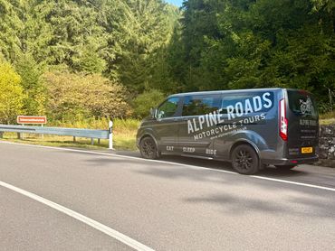 Alpine roads support vehicle at Black Forest b500