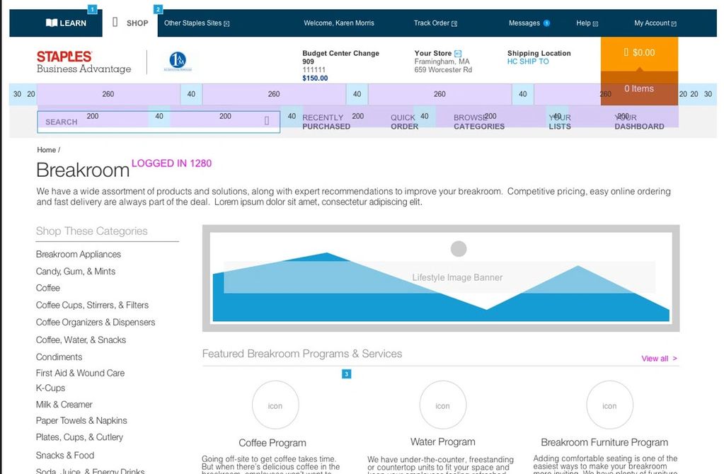 Navigation & Category Landing pages

