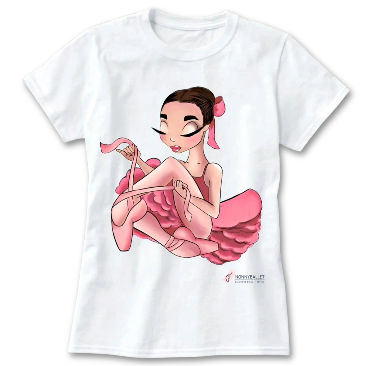 Diskant Overflødig ambulance Ballerina Pink T-Shirts 100% Cotton, Ideal for Ballet Lovers.