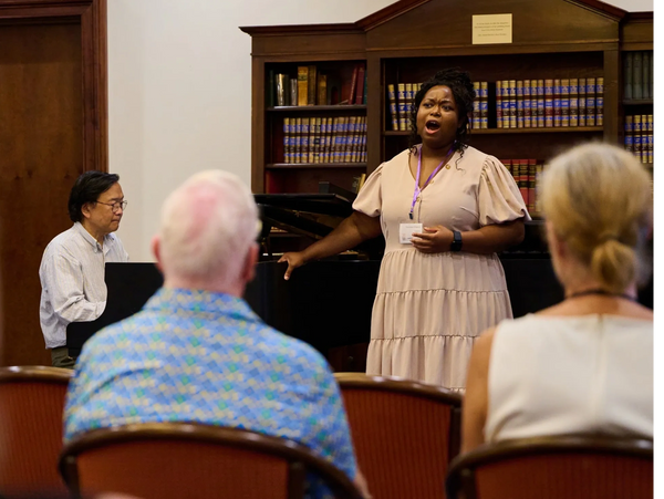 Three Savannah VOICE Festival artists brought the gift of live music  to members of Hope Haven