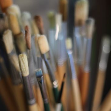 oil paint brushes