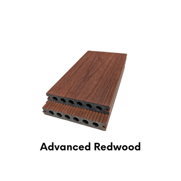 Redwood deck board