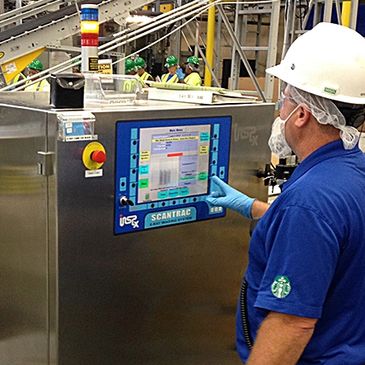mettler toledo touch screen for an industrial metal detector
