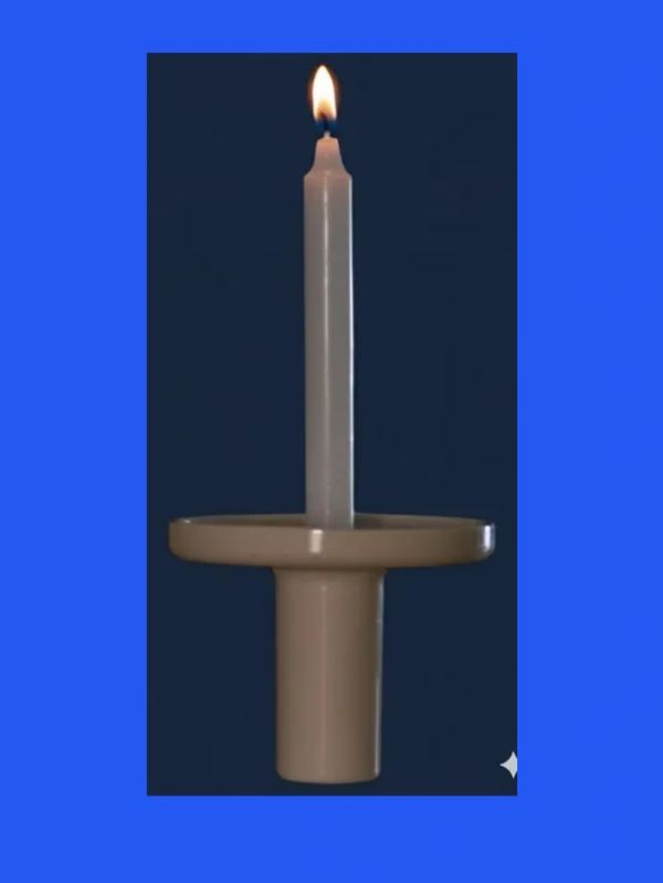 THE Candle Handle with 8 1/2" candle.