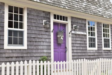 Historic cottage with purple door
Stonington Borough, CT