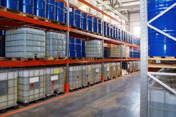 Warehouse with totes containing hazardous materials subject to EPCRA Tier II Reporting 