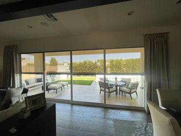 Single Patio Screen installed on Alumawood in Sterling Grove, Surprise AZ