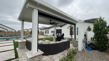Single Patio Screen installed on Alumawood in Sterling Grove, Surprise AZ