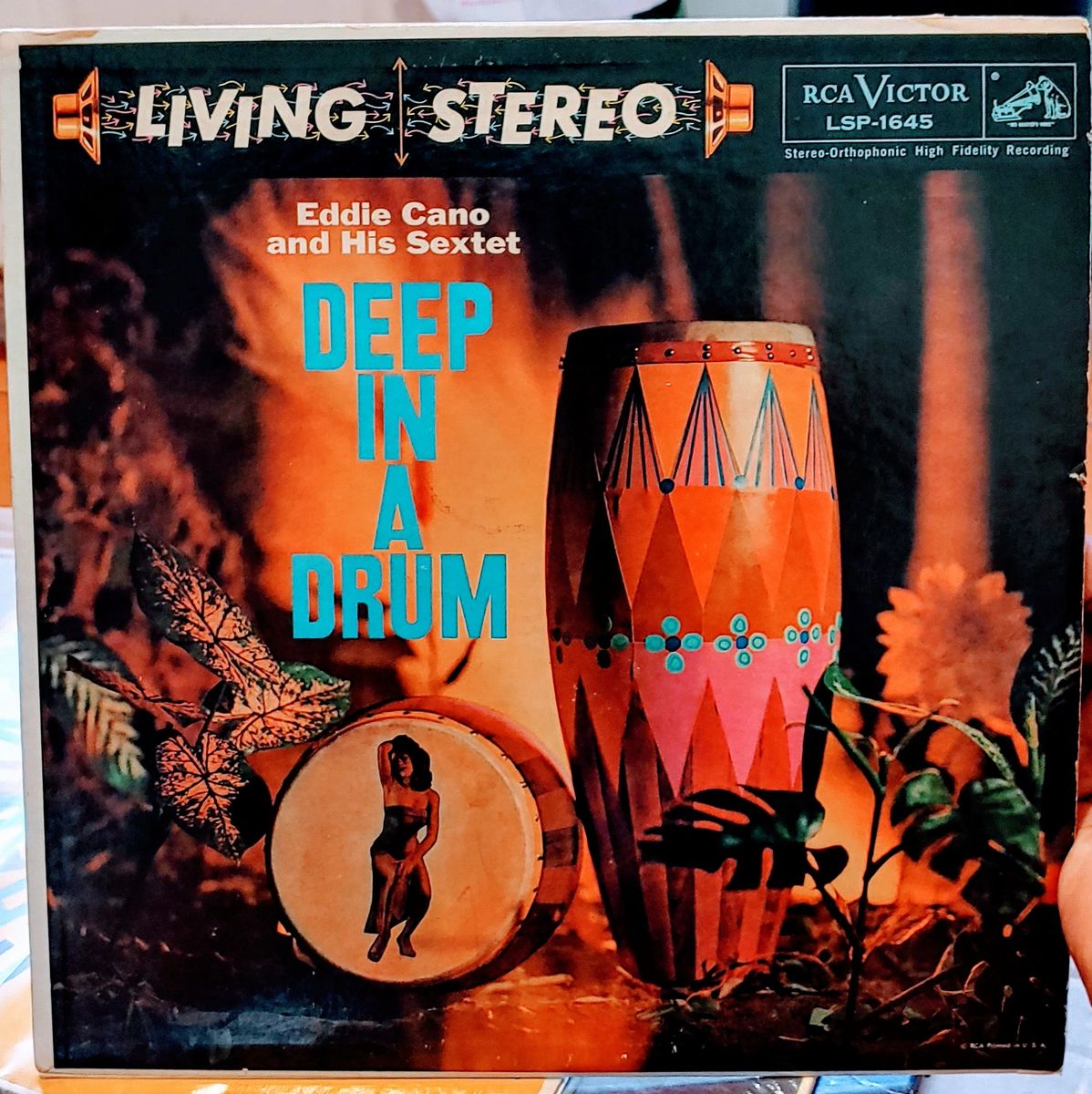 Eddie Cano and His Sextet, Deep In The Drum (VG)