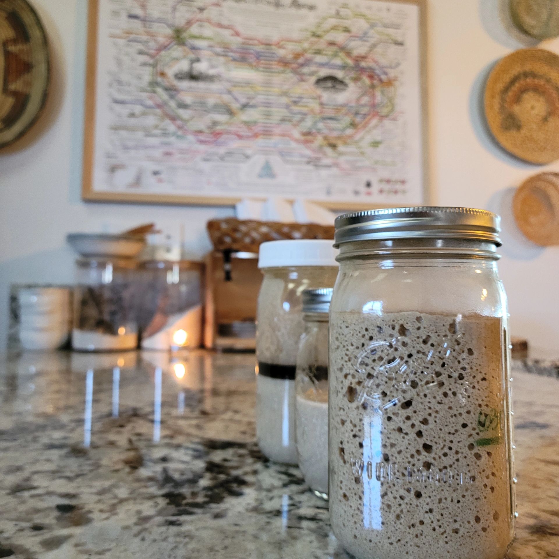 The Sourdough School Glass Storage Jars