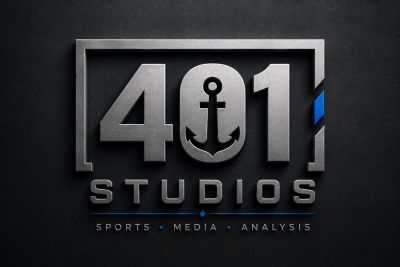 Logo of 401 Studios with anchor and tagline.