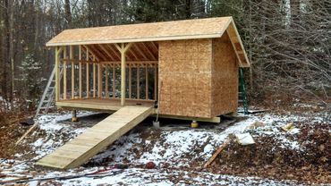 Large custom storage shed