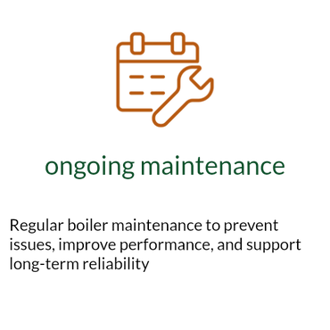 Boiler maintenance and service scheduling icon for Cornwall homes