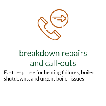 Emergency heating repair and call-out service icon Cornwall
