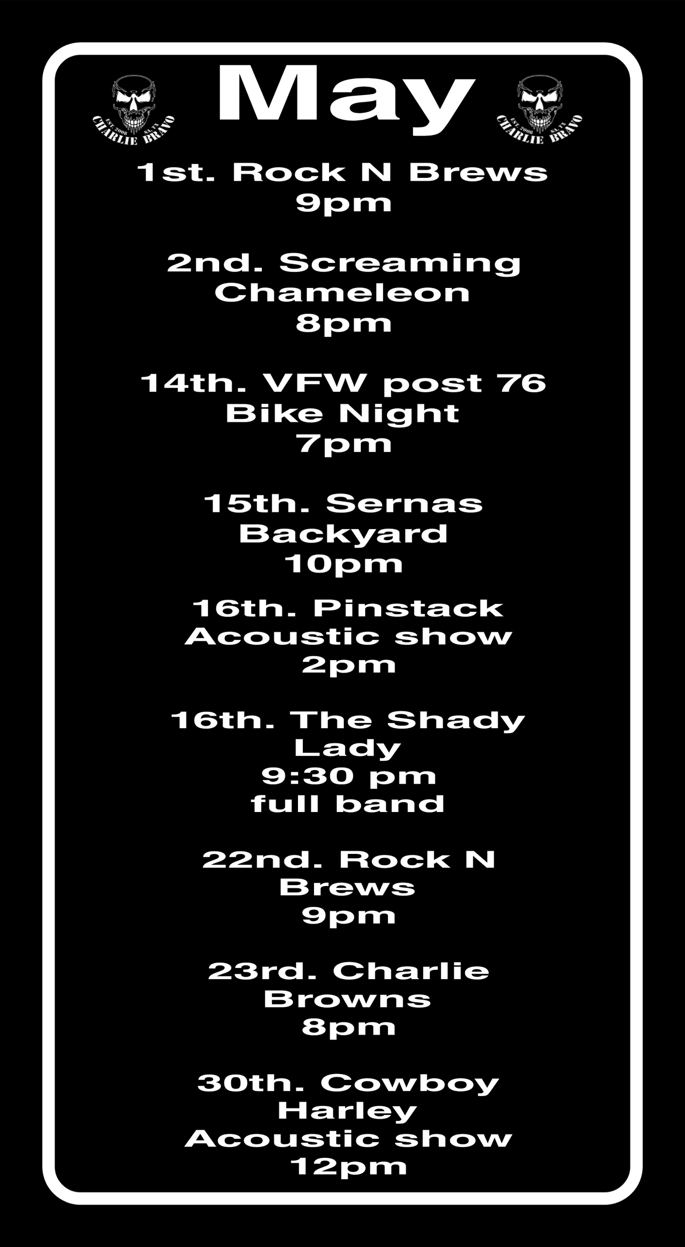 May dates