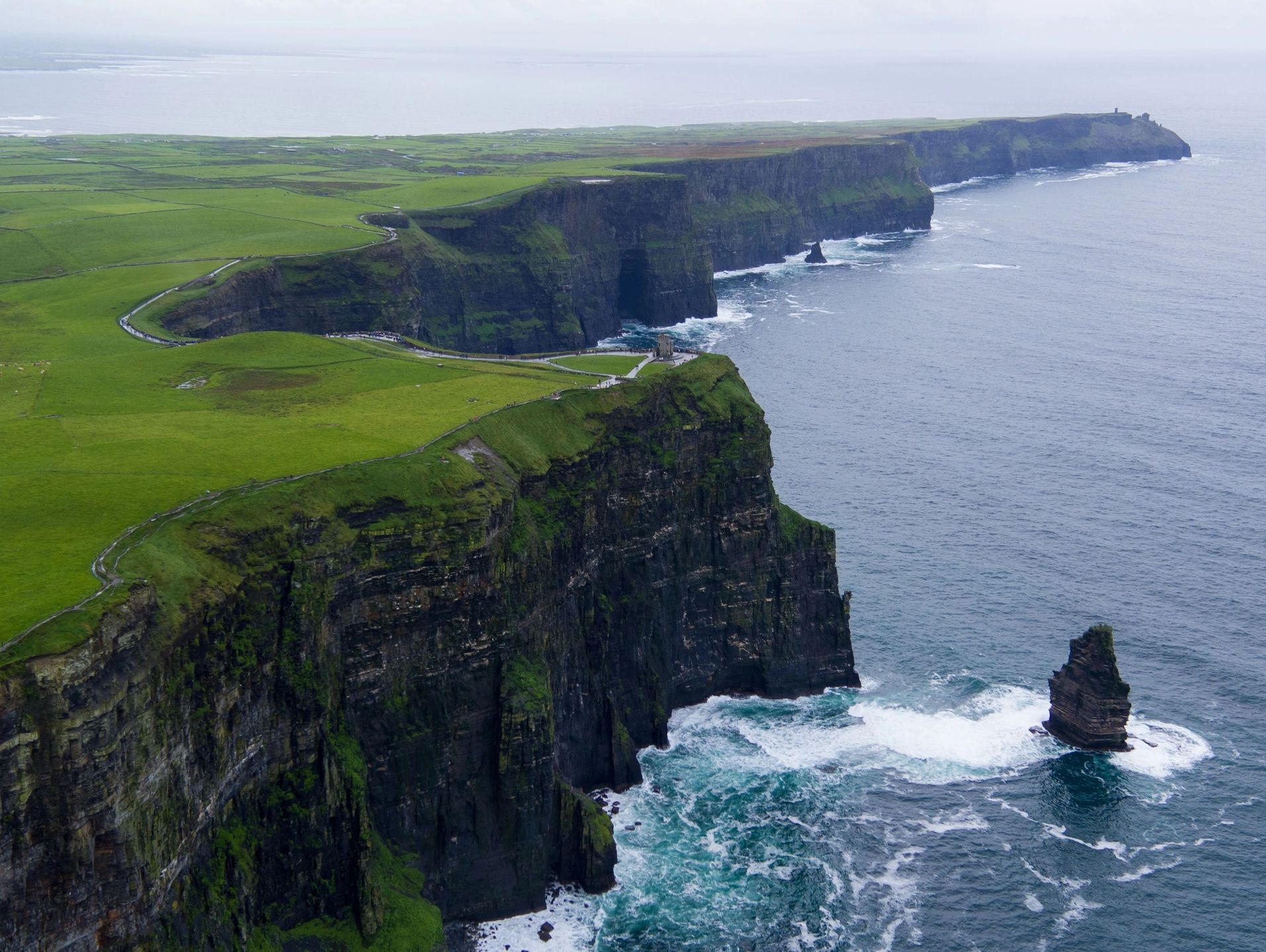 Cliffs of Moher, Ireland. Athru, from Athru Solutions, is Irish for “change”.