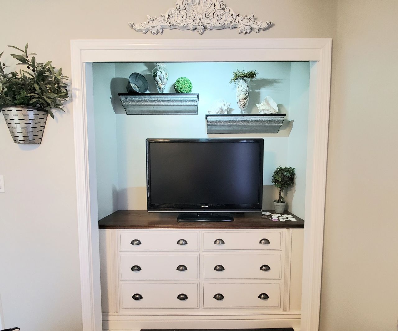 in closet dresser Solid Wood Closet Organizer with 6 Drawers Shaker main image 1
