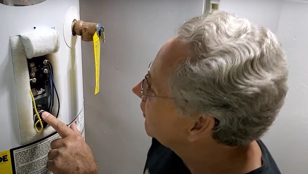 Replacing the heating elements in your water heater.
