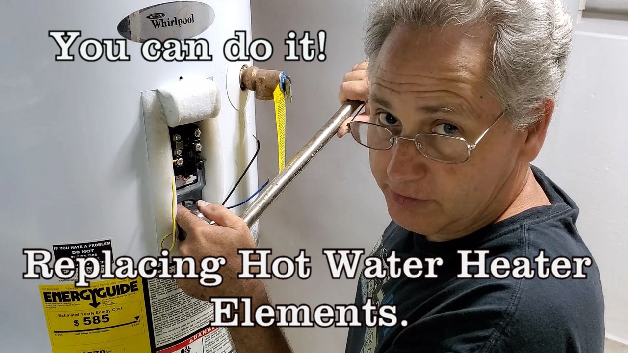Replacing the heating elements in your water heater.