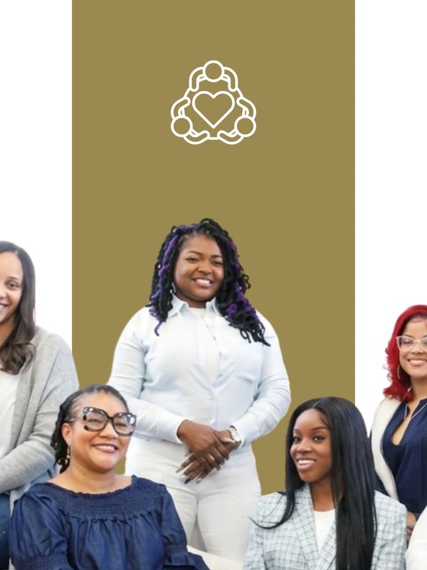 Group of diverse women smiling confidently.