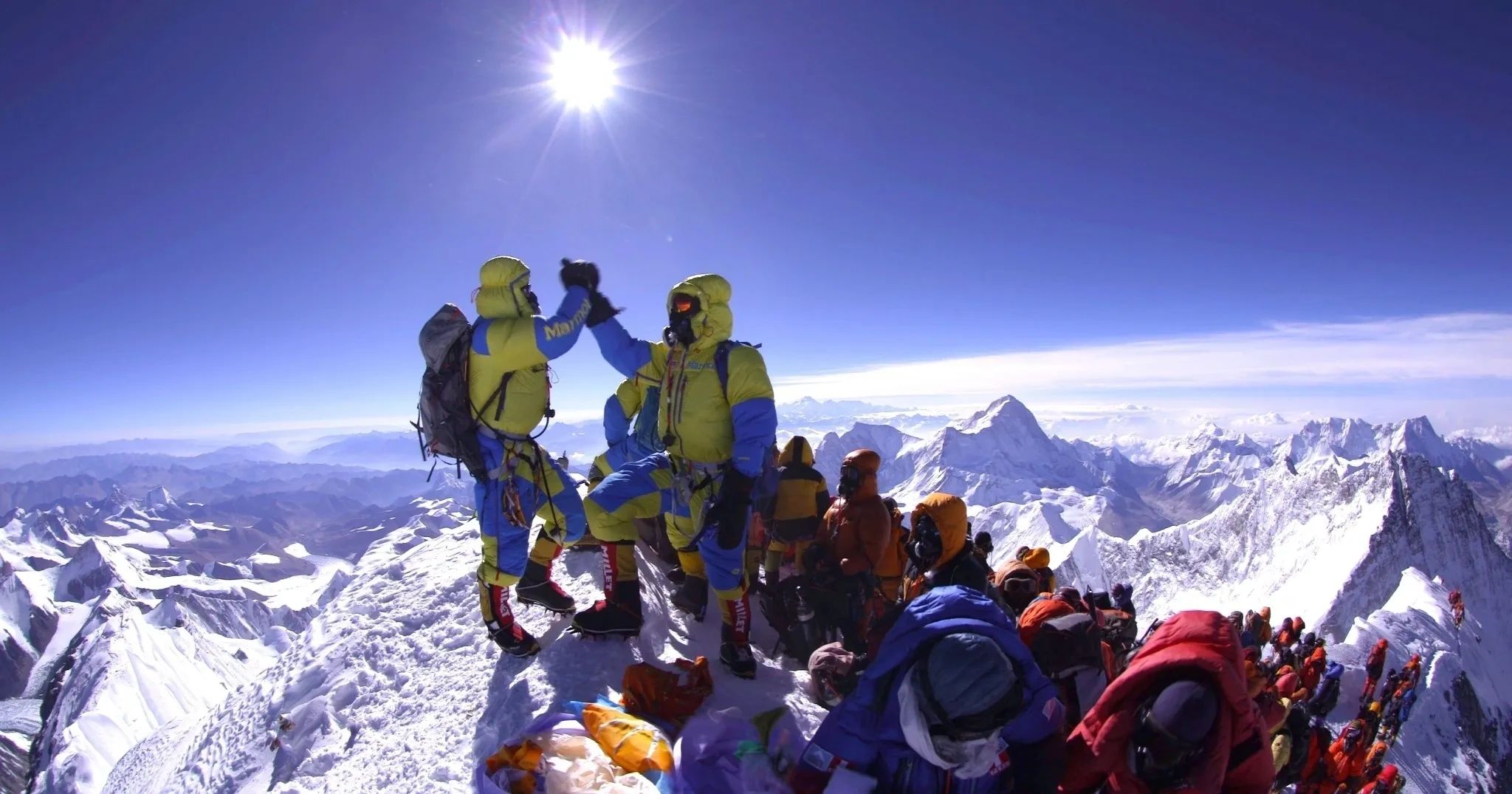 people on the Mount Everest 