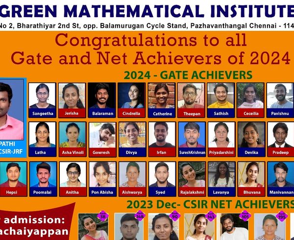 Live CSIR NET Mathematics Coaching Chennai