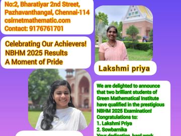 Online CSIR NET Mathematics Coaching Chennai

Offline CSIR NET Math Classes in Chennai