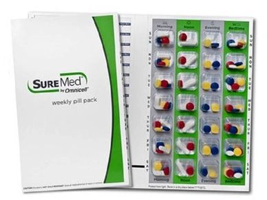 SureMed Pill Pack. We can take care of the elderly population by creating med trays, making it easy 