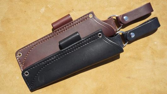 JRE Industries Leather Sheath Sized to Fit - Knives for Sale