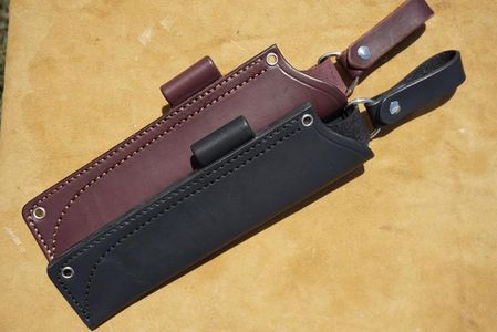 JRE Industries Leather Sheath Sized to Fit - Knives for Sale