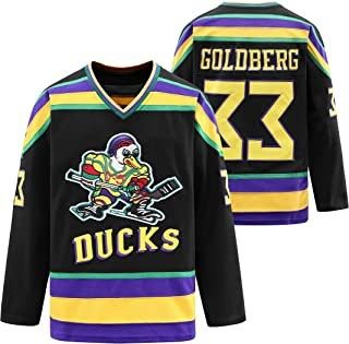 Mighty Ducks Jersey Goldberg #33 - "Darkwing edition" (Black) - Signed