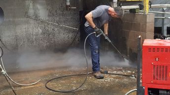 Steam cleaning, Dry ice blasting, pressure washing, machine painting, machine repair