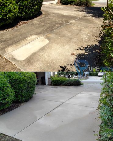 Concrete cleaning, driveway cleaning, gainesville, newberry, haile planation