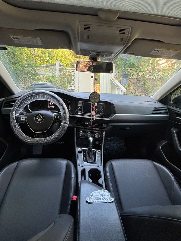 Steam cleaning for Interior detail with leather protection and conditioning. Santa Barbara