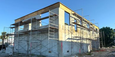 Shell concrete block contractor specialized in block walls, foundation slabs, in southwest florida