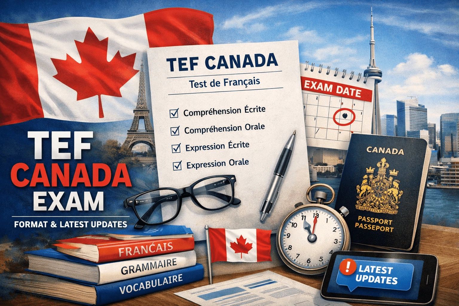 TEF Exam Latest Format Updates you must know