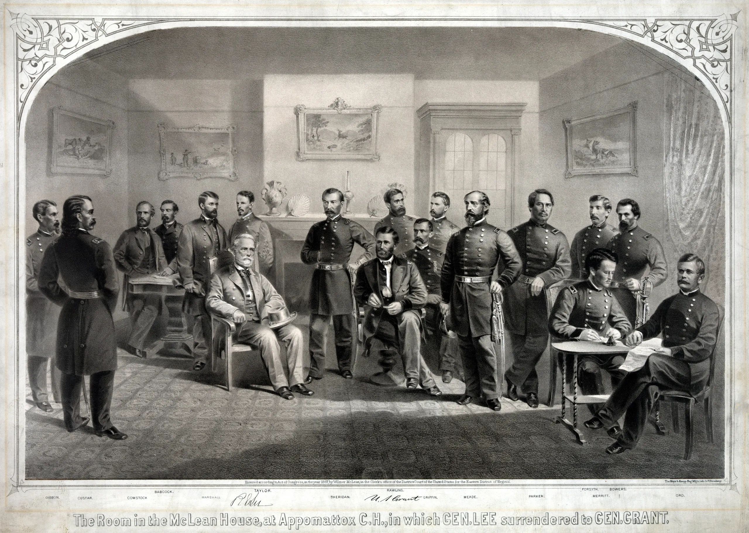 1867 Formal Rendition / Major & Knapp Eng. Mfg. & Lith. / Library of Congress