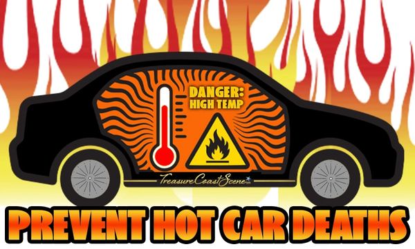  hot car flames in background