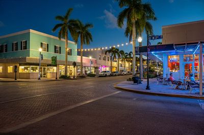 Fort Pierce at night