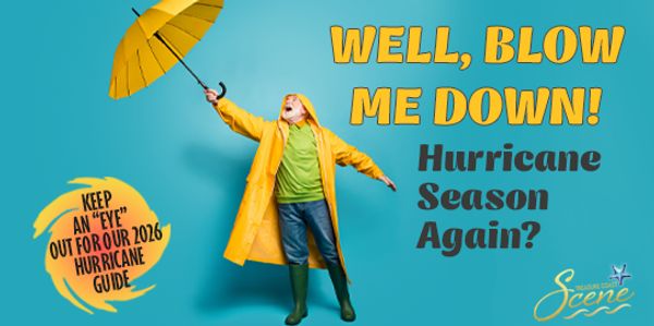 man in yellow raincoat holding yellow umbrella in the wind