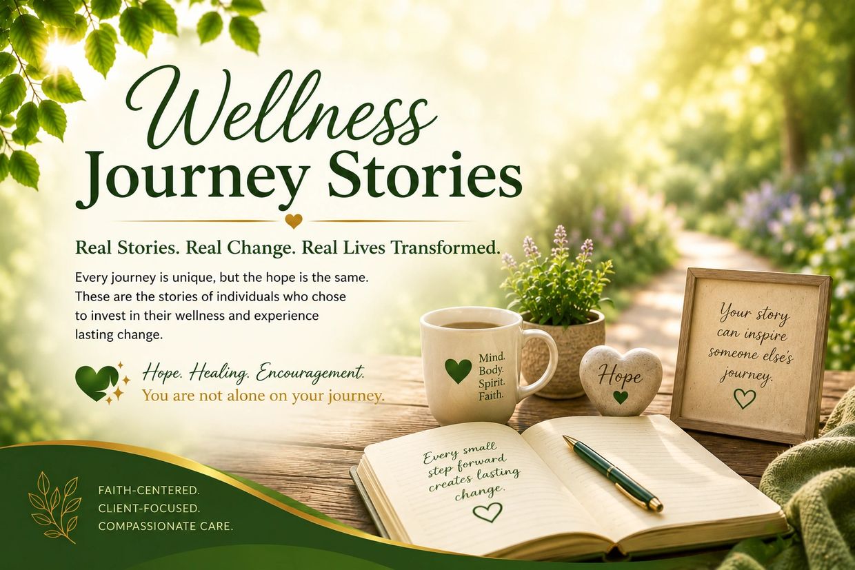 Wellness Journey Stories with hope, healing, and encouragement.