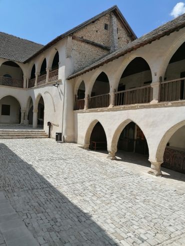 Timios Stavros Monastery in Omodos. The Holly Cross Monastery was build in 210 AD