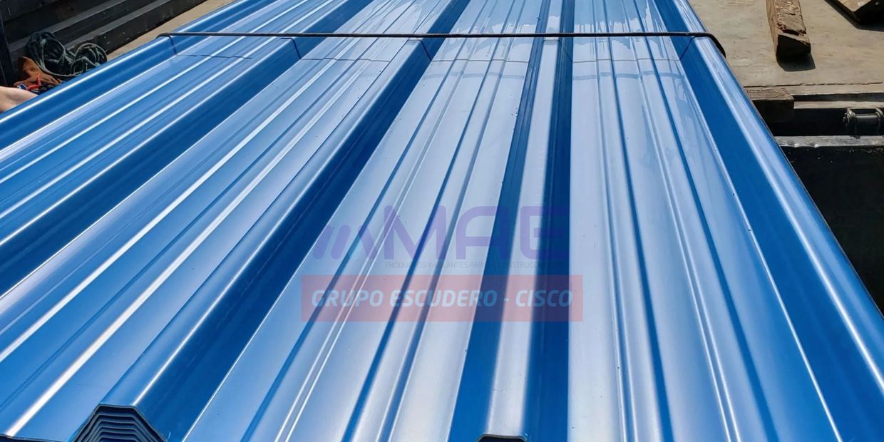 Upvc Ductil Roof DR5 color Azul